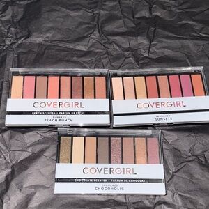 COVERGIRL Eyeshadow Palette Trio - Peach Punch, Sunsets, Chocoholic